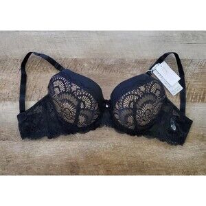 New Lace Underwire Bra 36D with Jewel